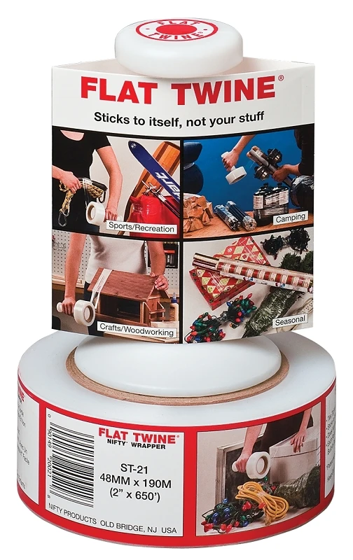 Flat Twine 2 In. X 650 Ft. Stretch Film With Handle