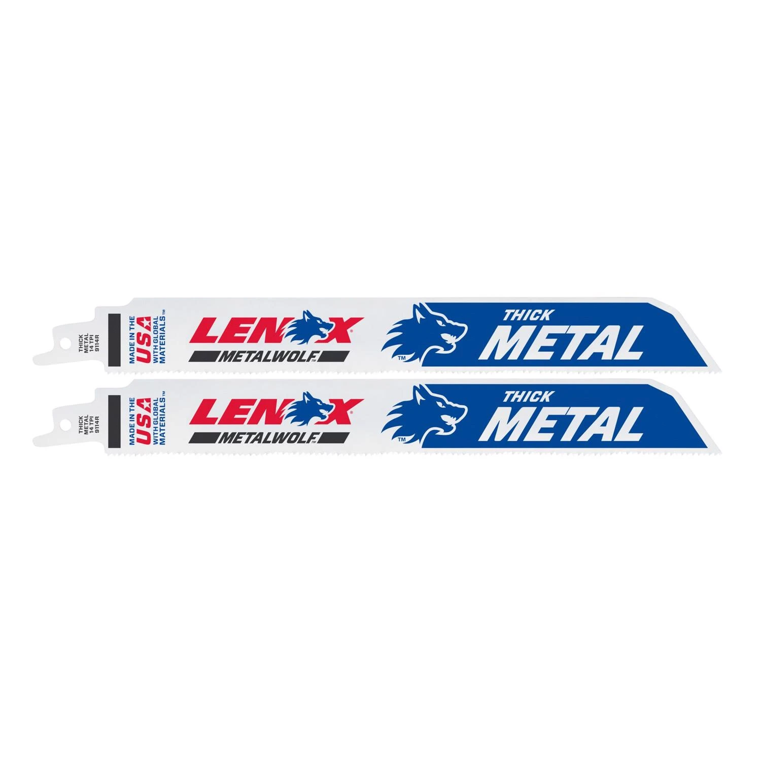 Heavy Metal-Cutting Reciprocating Saw Blade, 9-in., 14-TPI, 2-Pk.