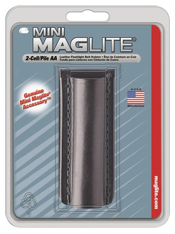 Black Leather Belt Holster Durable Tool Holder with Secure Fit for Belts