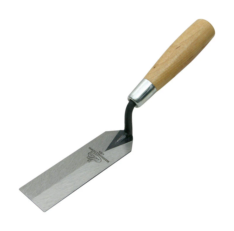 5 In. X 1-1/2 In. High Carbon Steel Margin Trowel With Hardwood Handle
