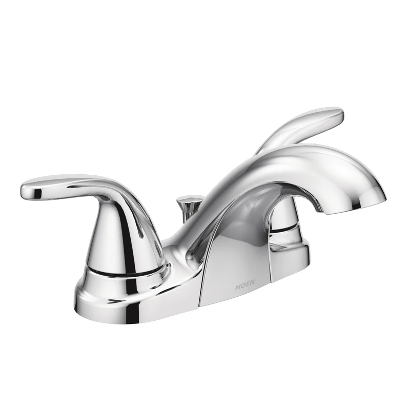 Adler 2-handle Chrome Centerset Bathroom Faucet With Pop-up Drain, Model 84603