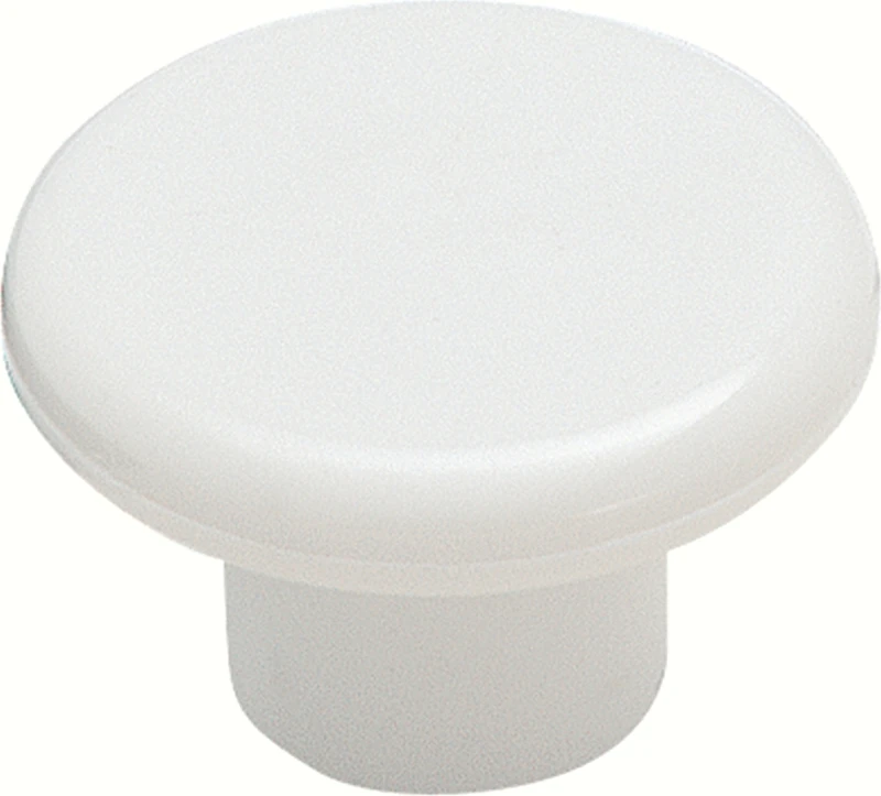 Everyday Heritage Cabinet Knob, White, 1-1/4 In.