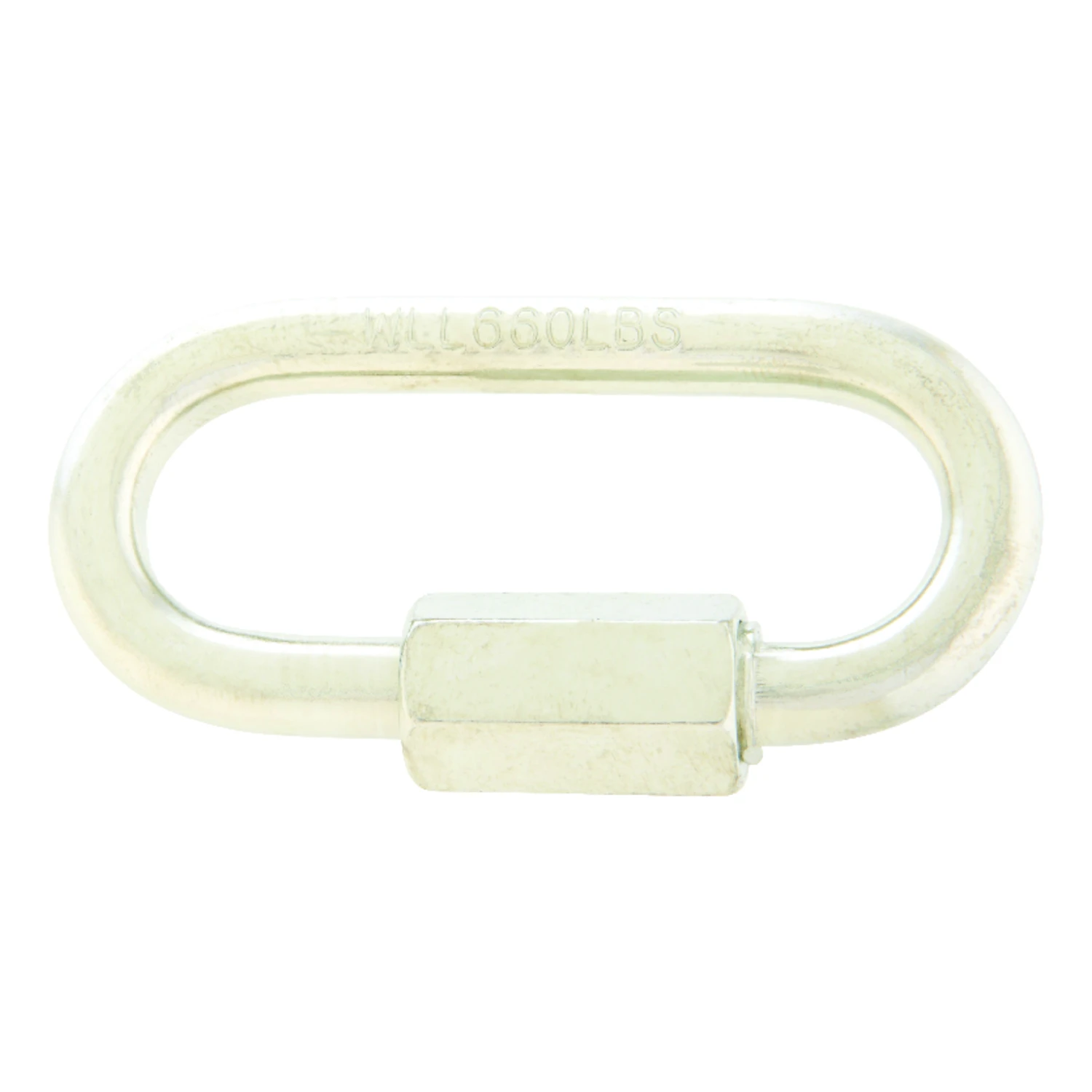 Quick Link Connector with Zinc Finish, 3/16 Inch Diameter