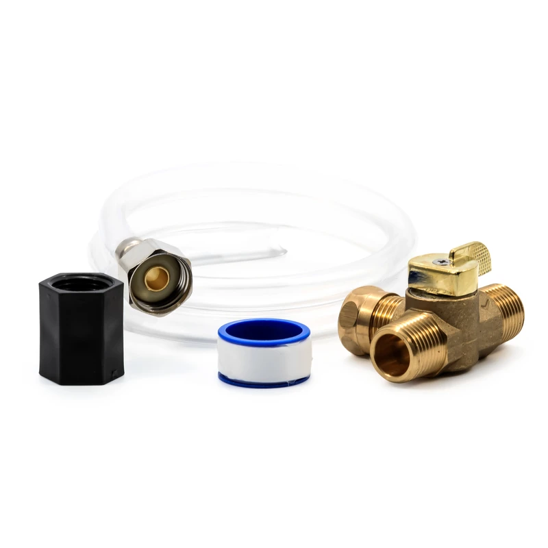 Rv Pump Converter Winterizing Kit 36543 With Brass Valve, Siphon Hose, PTFE Tape