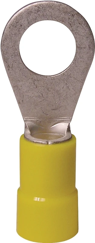 Ring Terminals, Insulated, Solderless, 8-10 Stud, 50-Pk.