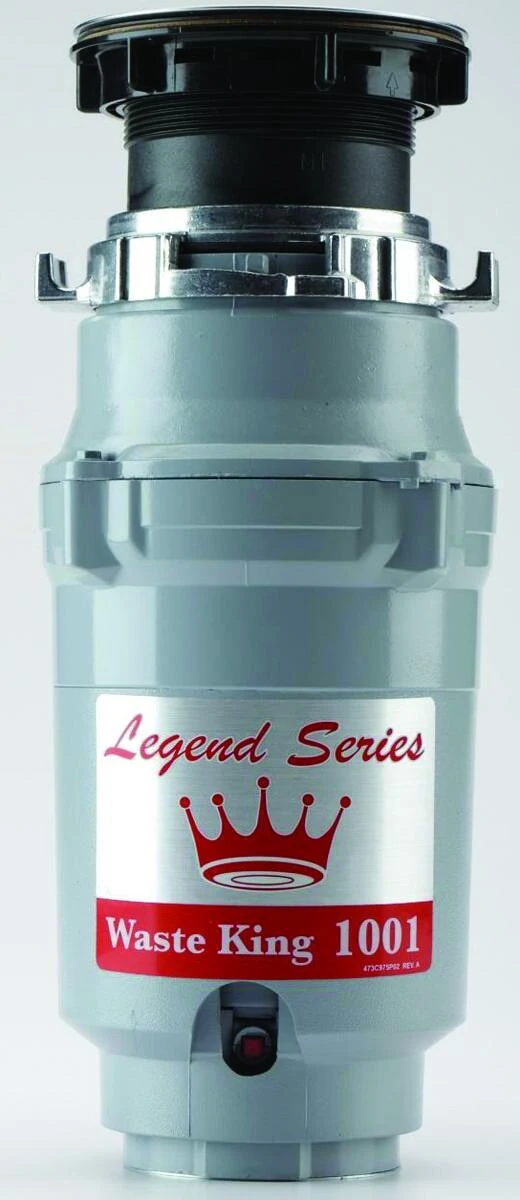 Legend Series L-1001 1/2 Hp Continuous Feed Garbage Disposer With 2 Year Warranty