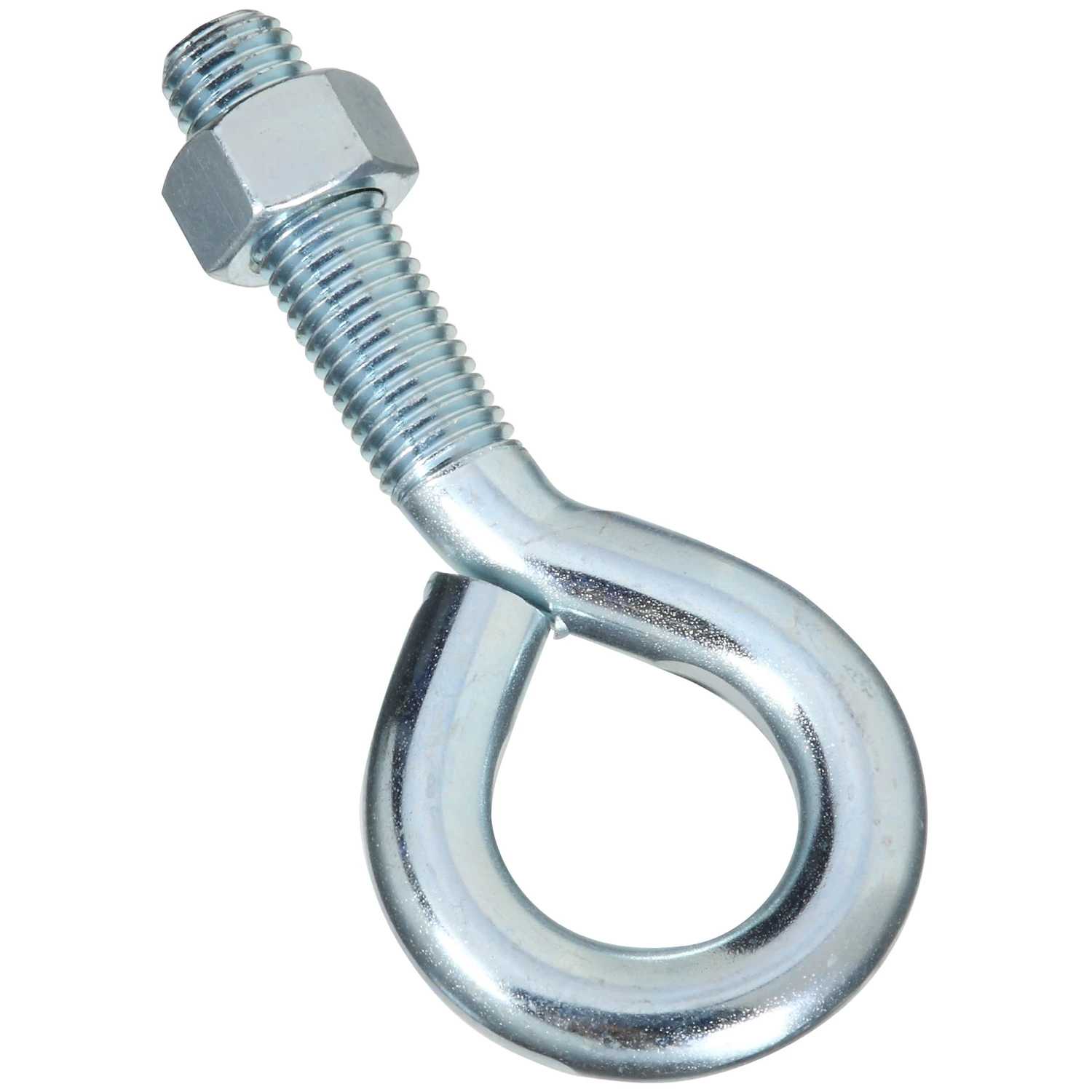 Eye Bolt With Hex Nut, Zinc, 3/4 x 6 In.