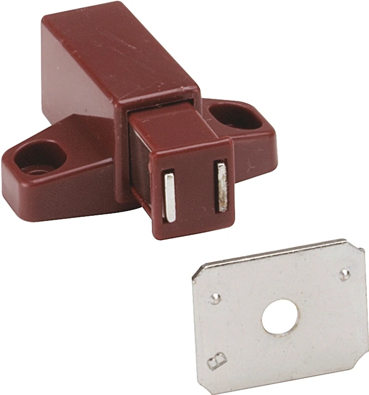 Amerock Brown Steel Magnetic Latch 1 pk