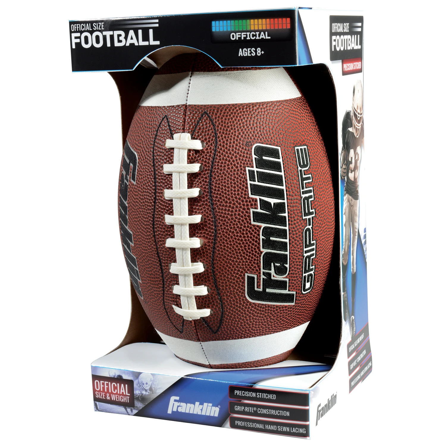 Official Size Grip-rite Synthetic Football Model 5020 - Durable & Tacky Touch