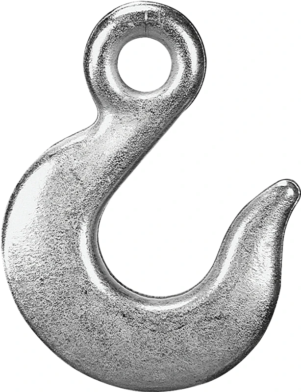 3/8 In. Grade 43 Eye Slip Hook, 5400 Lb Working Load Limit