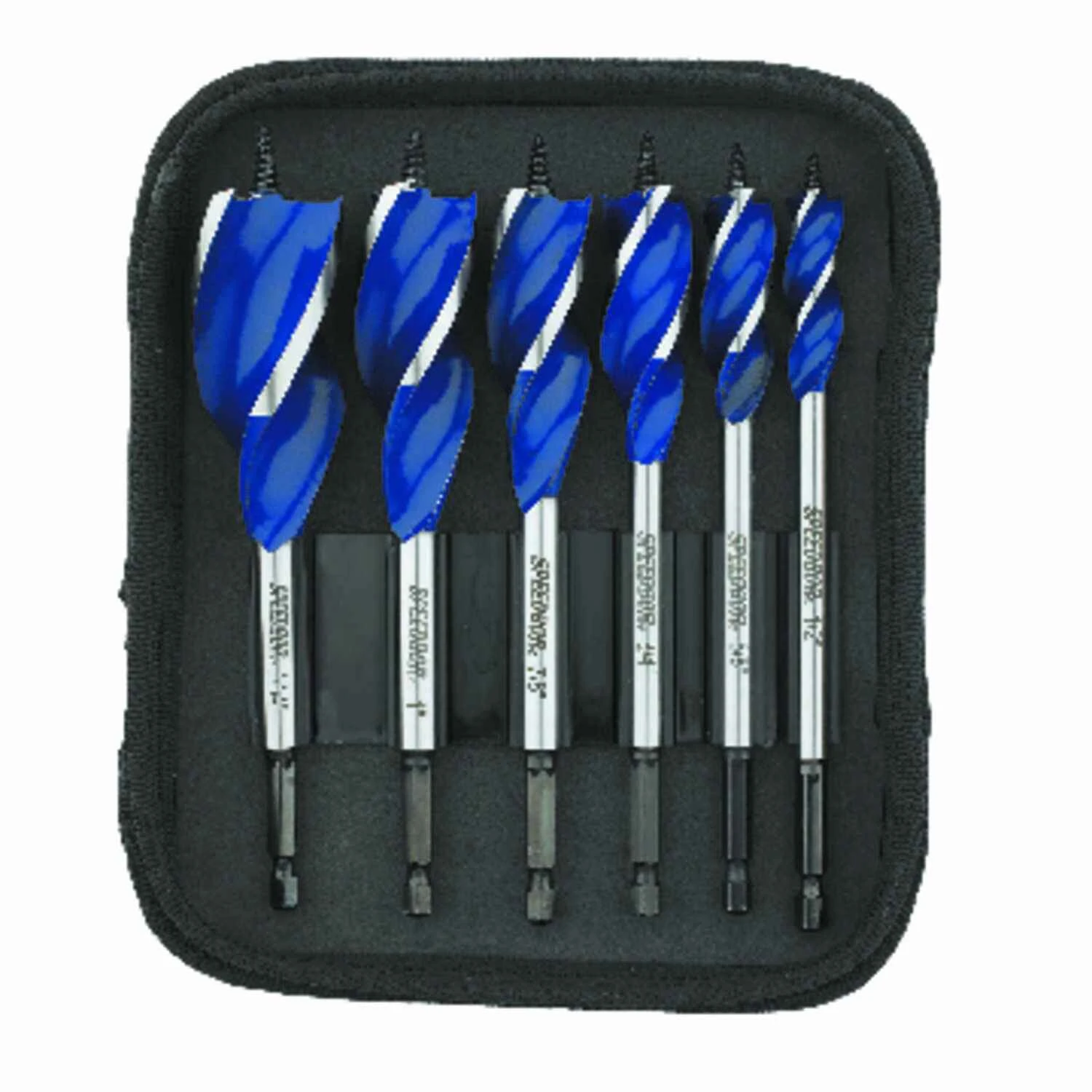 Max Drill Bit Set, 6 Piece, High-Speed Steel, Assorted Sizes
