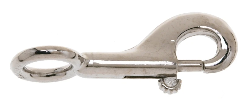 Campbell Bolt Snap with Rigid Round Eye, Zinc Nickel Plated