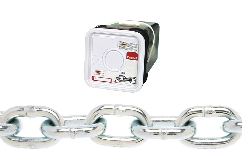 One Quarter Inch Proof Coil Chain, One Hundred Feet Length