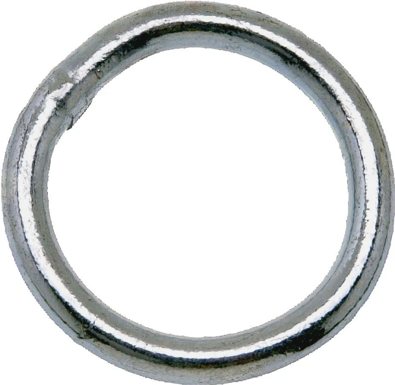 Welded Zinc Finish Steel Ring, Size Number 2, 2.5 Inch Diameter