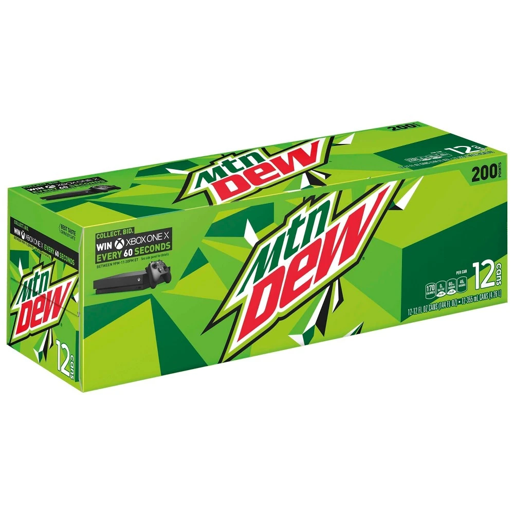 "Mountain Dew Soda, 12 oz., 24/Carton (83776)"