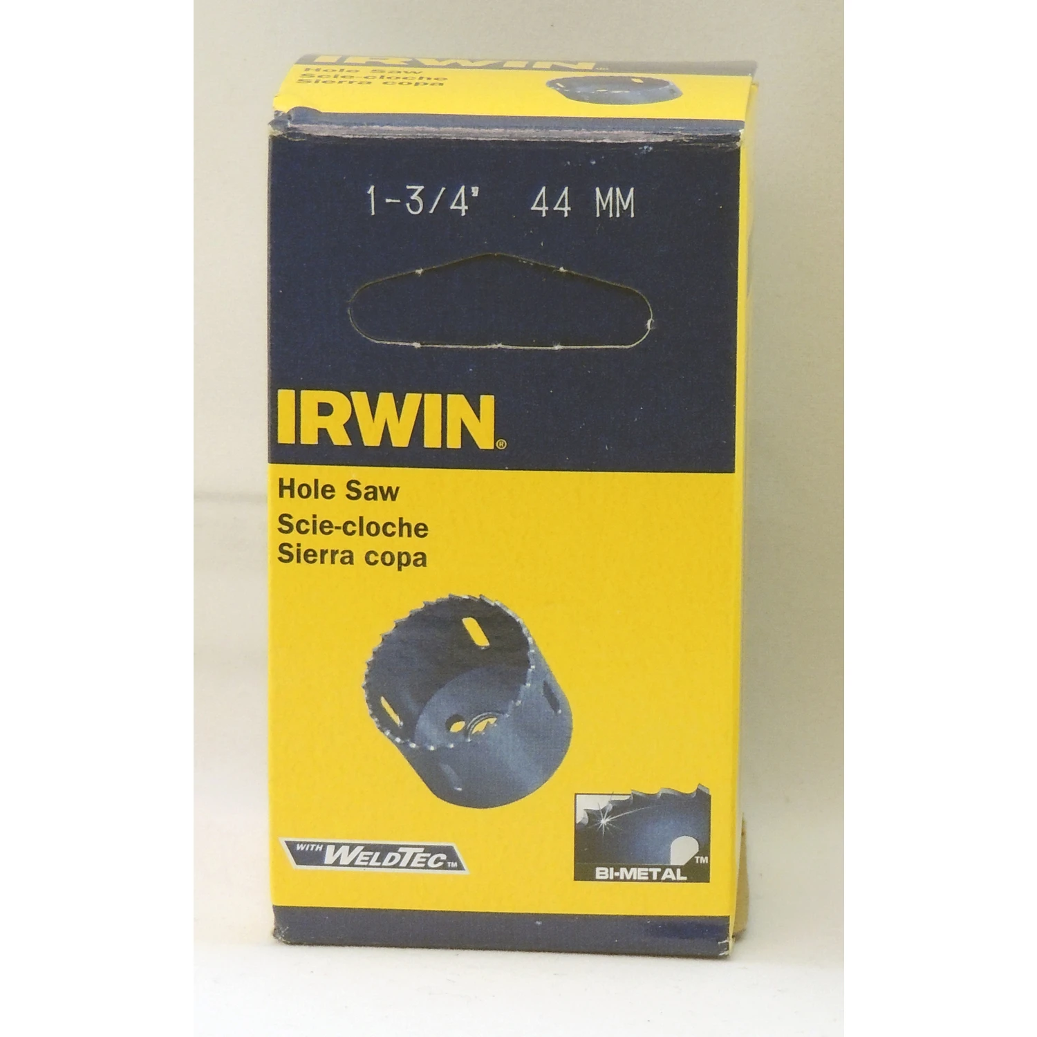 373134bx Bi-metal Hole Saw, 1-3/4 In Diameter, 3/8 In Arbor, 4/6 Tpi