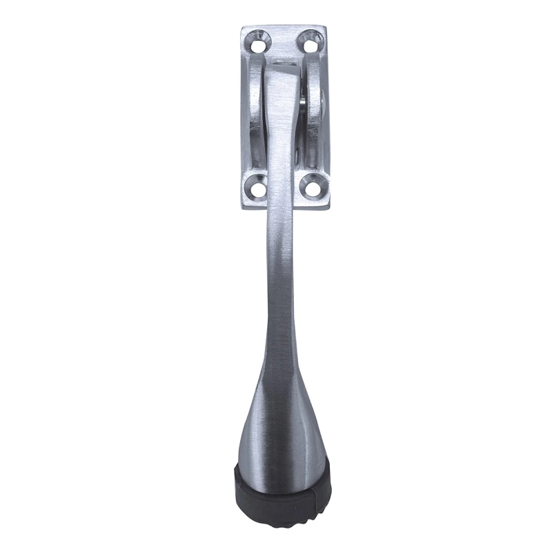 Die-Cast Brass Door Holder, 4 Inch Length, Durable Construction
