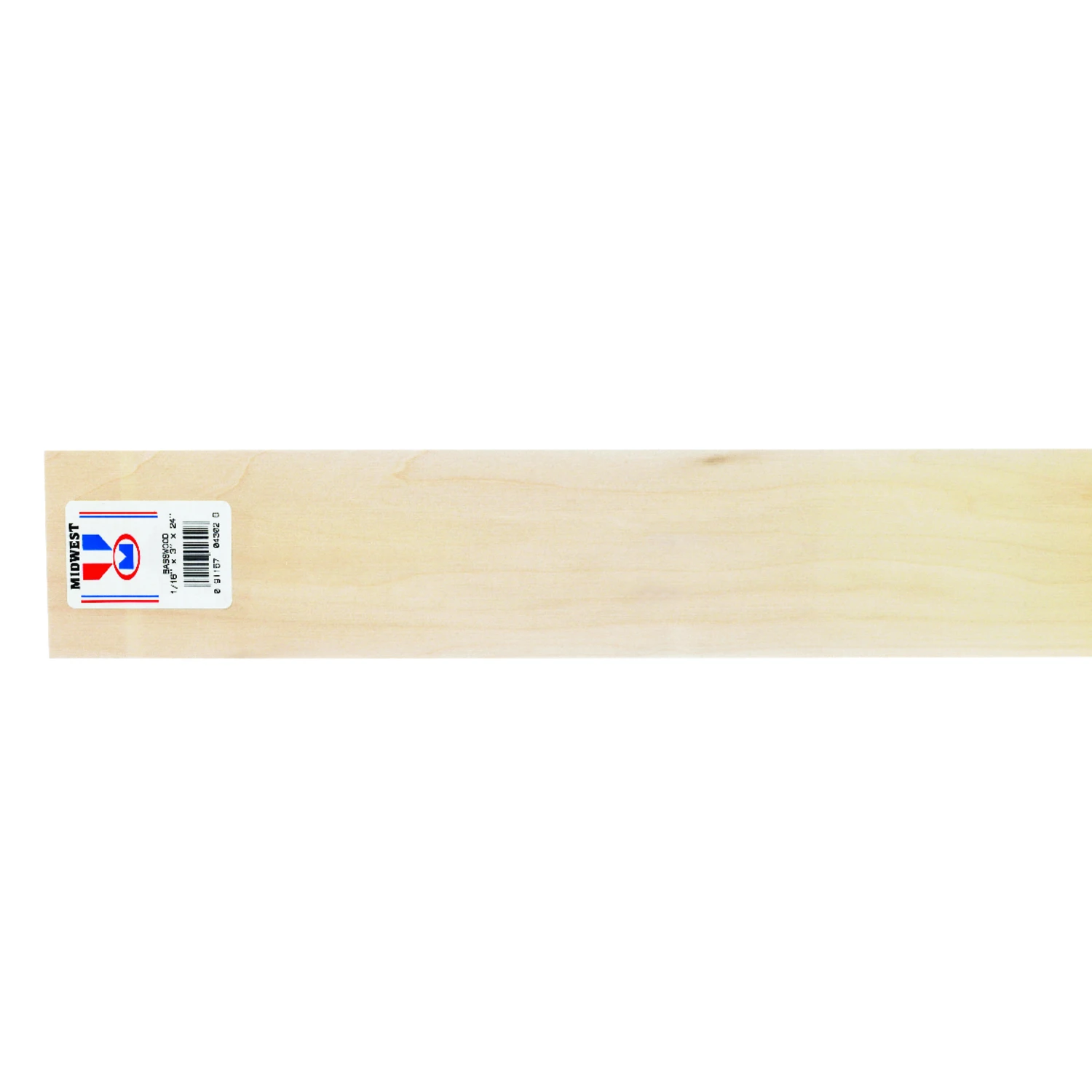 1/16 In. X 3 In. X 2 Ft. Basswood Board - Premium Quality