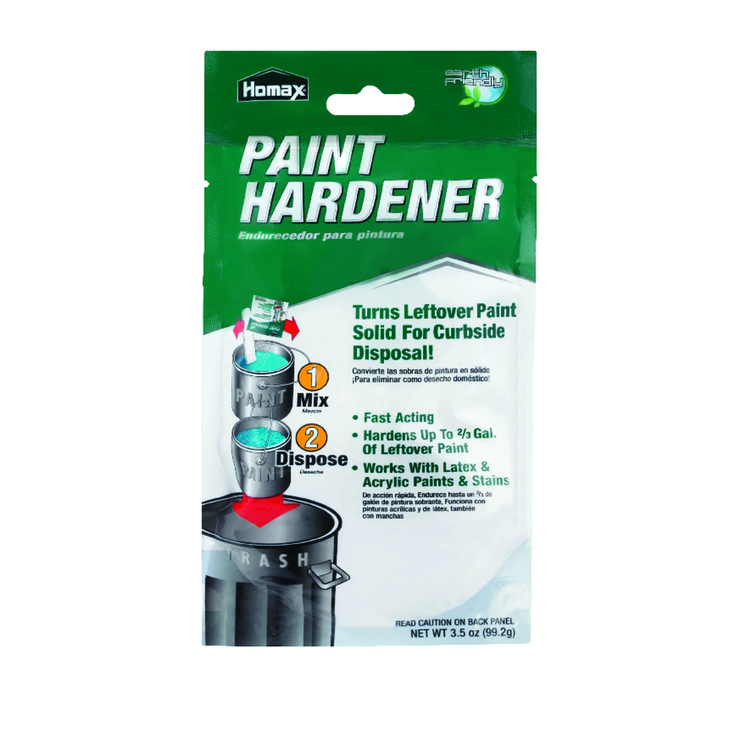 Waste Away Paint Hardener, 3.5 Oz. For Latex And Acrylic Paints