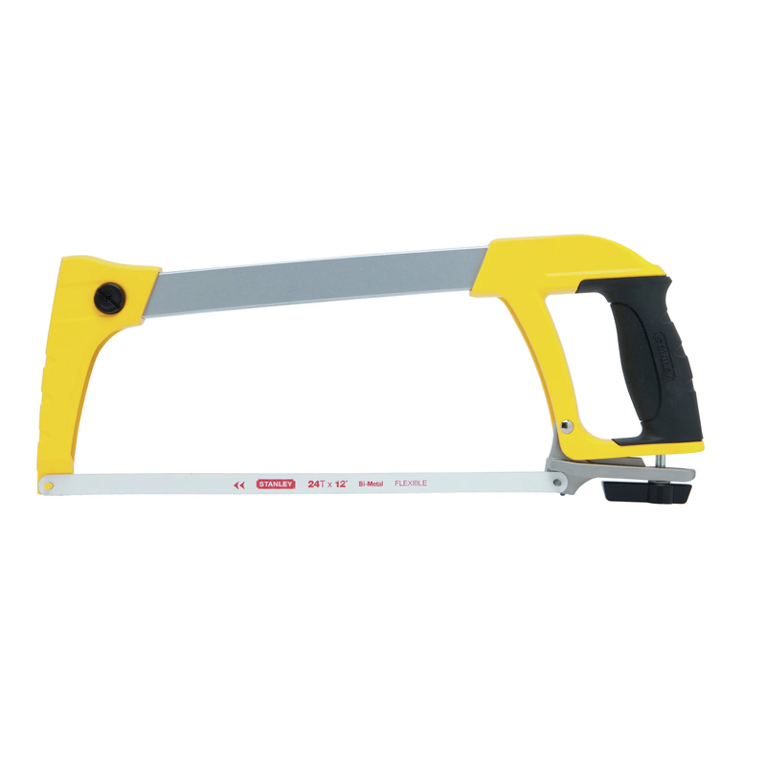 12 In. High-tension Hacksaw With Adjustable Angles And Ergonomic Handle