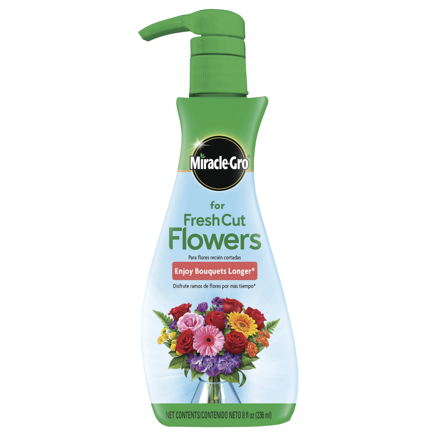 Liquid Plant Food For Fresh Cut Flowers, 8 Oz Bottle, Fast-release