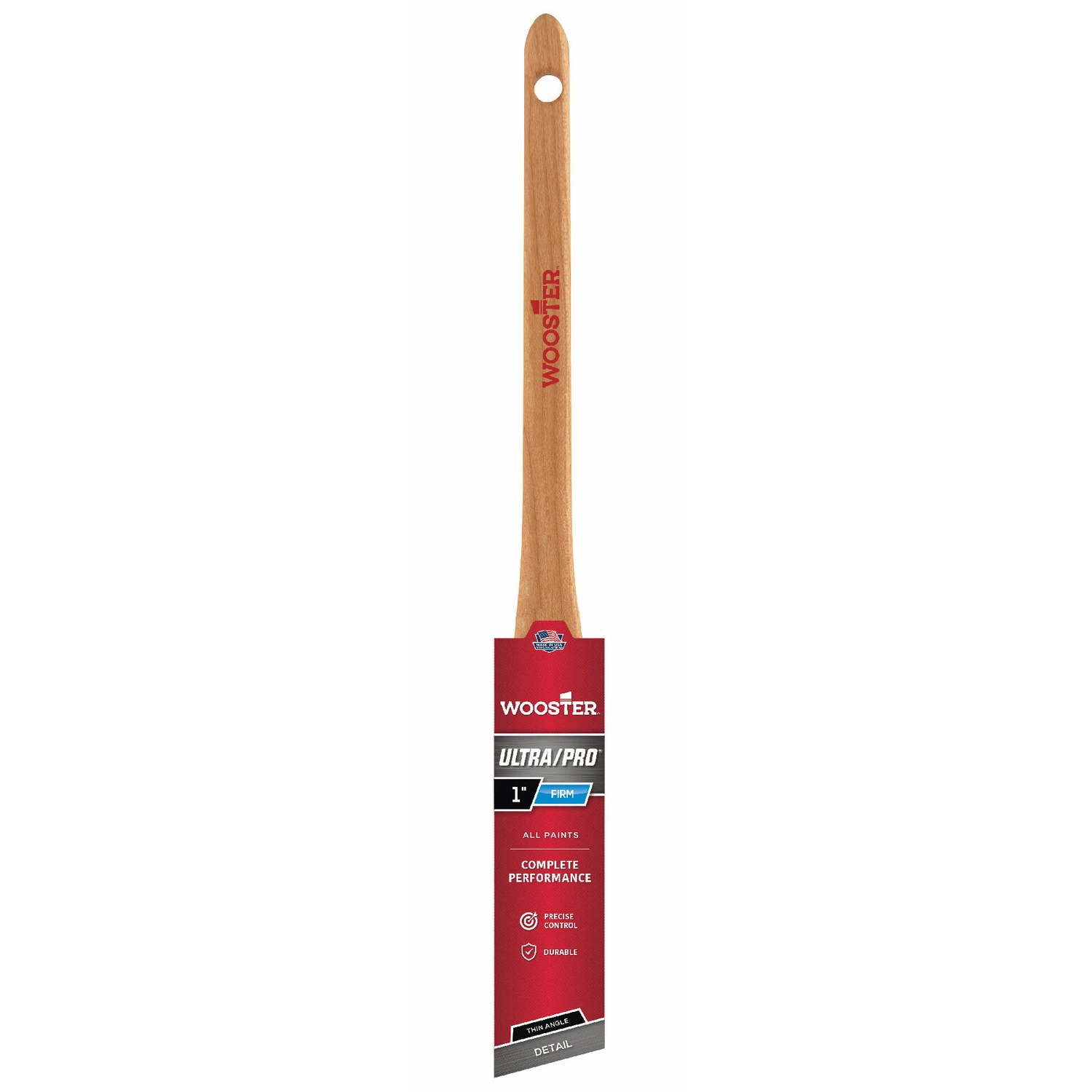 Thin Angle Sash Paint Brush, 1 Inch, Nylon and Polyester Bristles