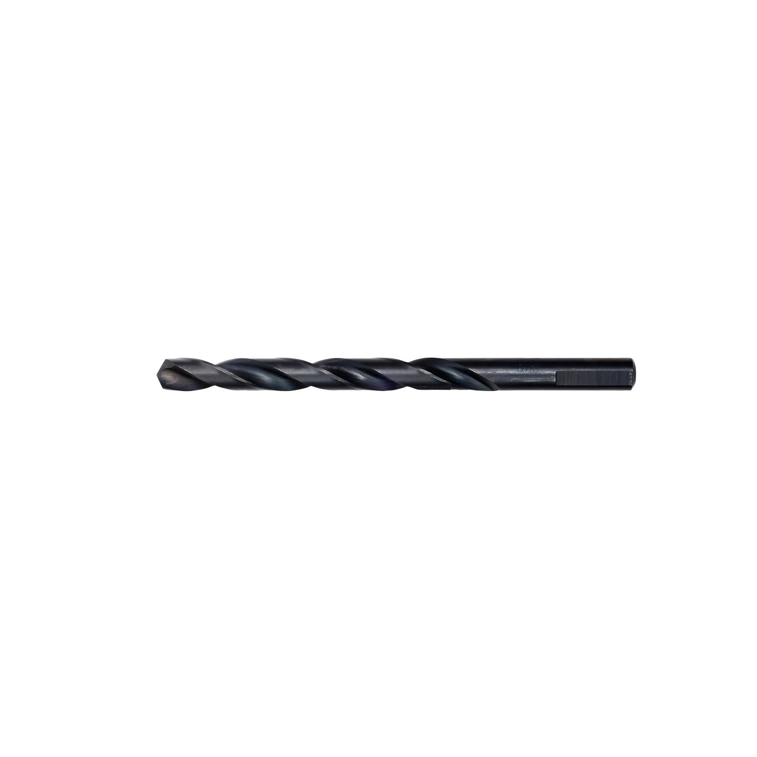 Thunderbolt 21/64 In. Black Oxide Drill Bit, 4-5/8 In. Length, 3-flat Shank