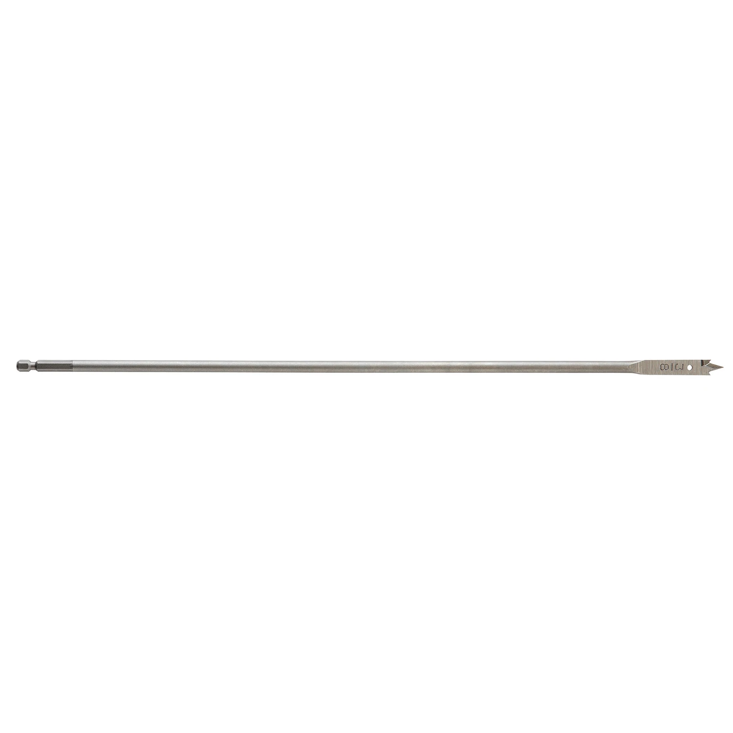 3/8 In. X 16 In. High Carbon Steel Spade Bit With Quick-change Hex Shank
