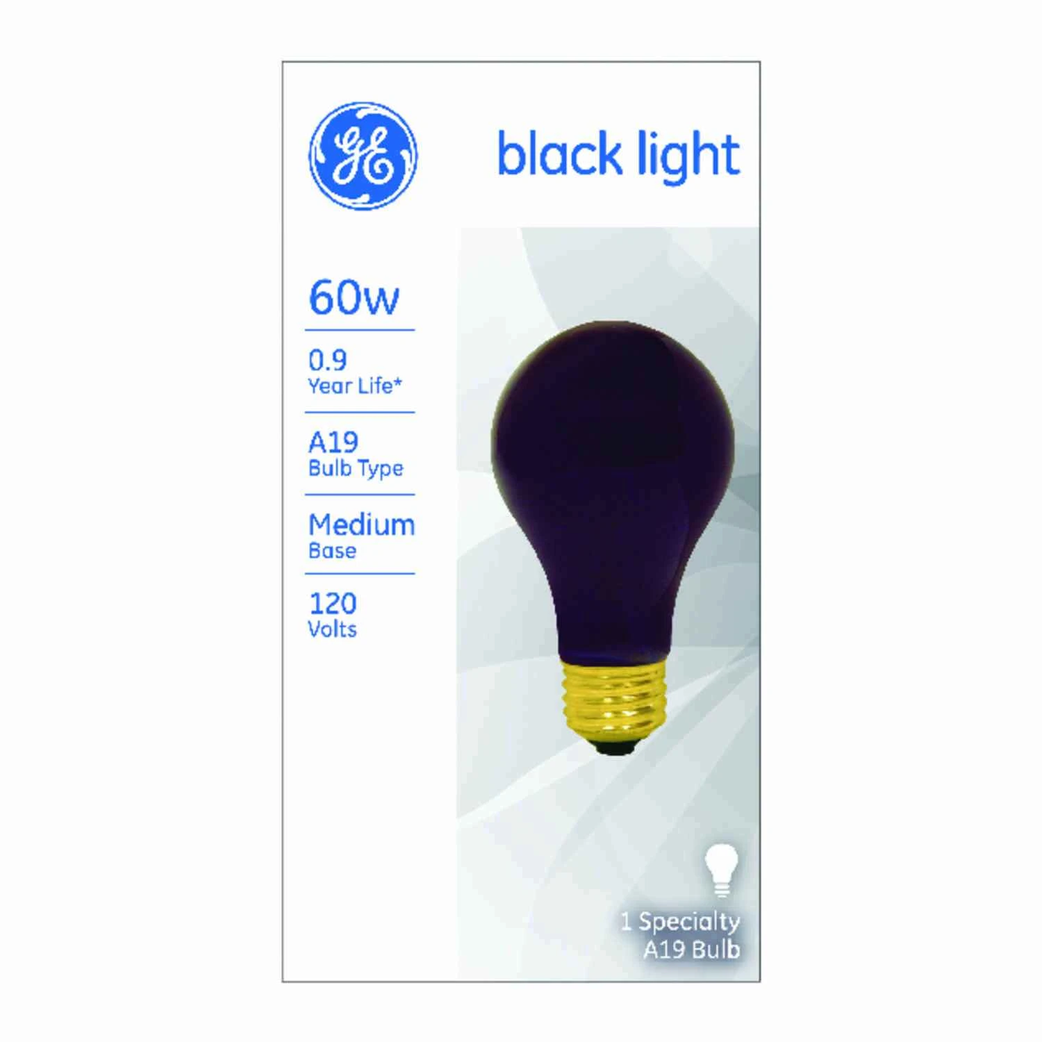 A-Line Light Bulb, Black, 60 Watt
