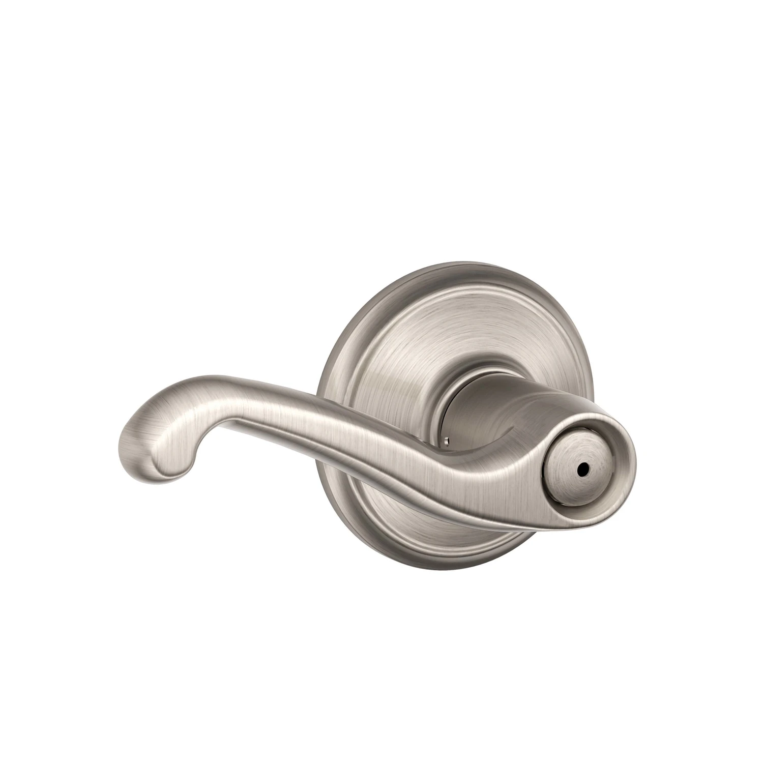 Flair Privacy Door Lockset in Satin Nickel Finish for Interior Doors