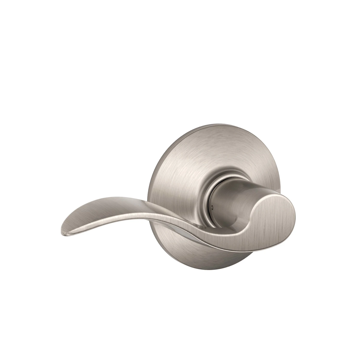 Satin Nickel Accent Passage Door Lever Lockset F10vacc619