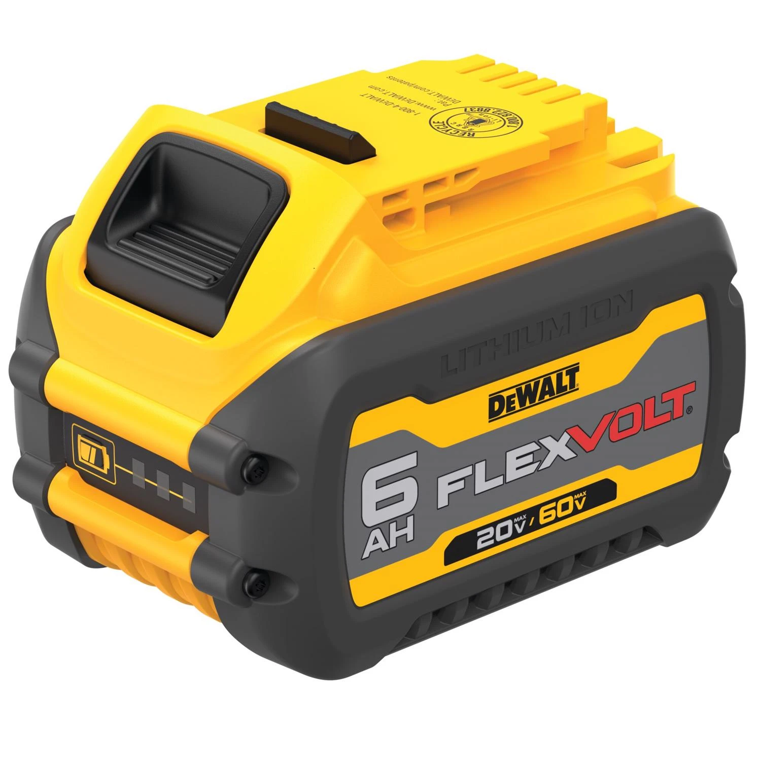 Flexvolt 20v/60v Max Lithium-ion 6.0 Ah Battery Pack Dcb606
