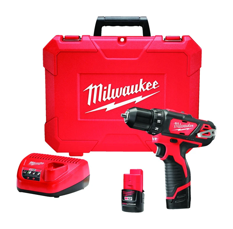 M12 3/8 In. Cordless Drill/driver Kit With (2) 1.5 Ah Batteries & Charger