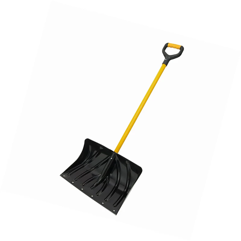 20-Inch Industrial Grade Poly Shovel and Pusher with Cushion D Grip Handle