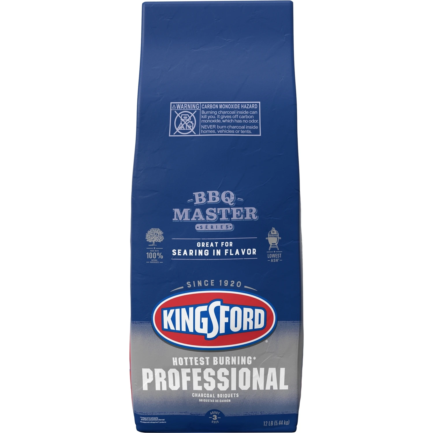 Professional Grade Barbecue Briquettes, 12 Pounds Bag for Grilling and Smoking