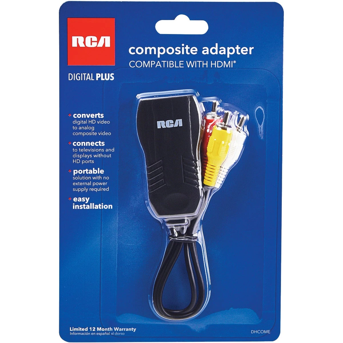 Female Hdmi To Male Composite Hdmi Adapter - Model Dhcome - Black