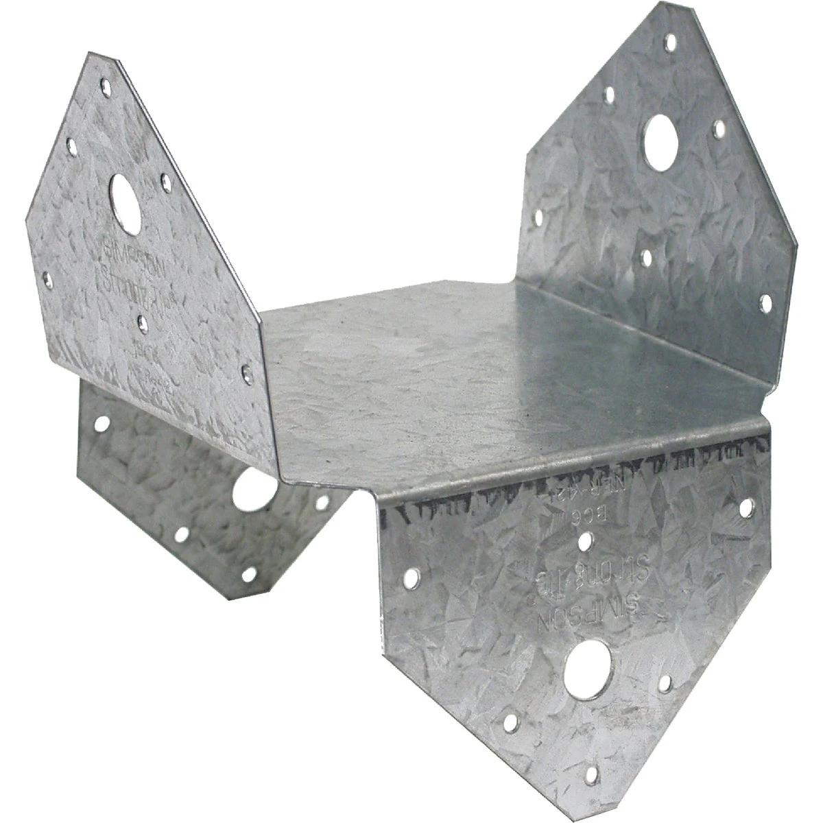 6 In. X 6 In. 18 Gauge Galvanized Bc Post Cap & Base
