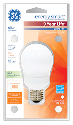 11-Watt Soft White Covered CFL Bulb