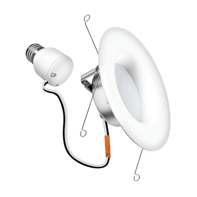LED R30 Retrofit Recessed Down Light Bulbs, Soft White, Indoor, 8 Watt, 2-Pk.