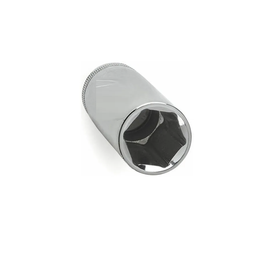 Metric Deep Well Socket, 6-Point, 3/8 In. Drive, 22mm