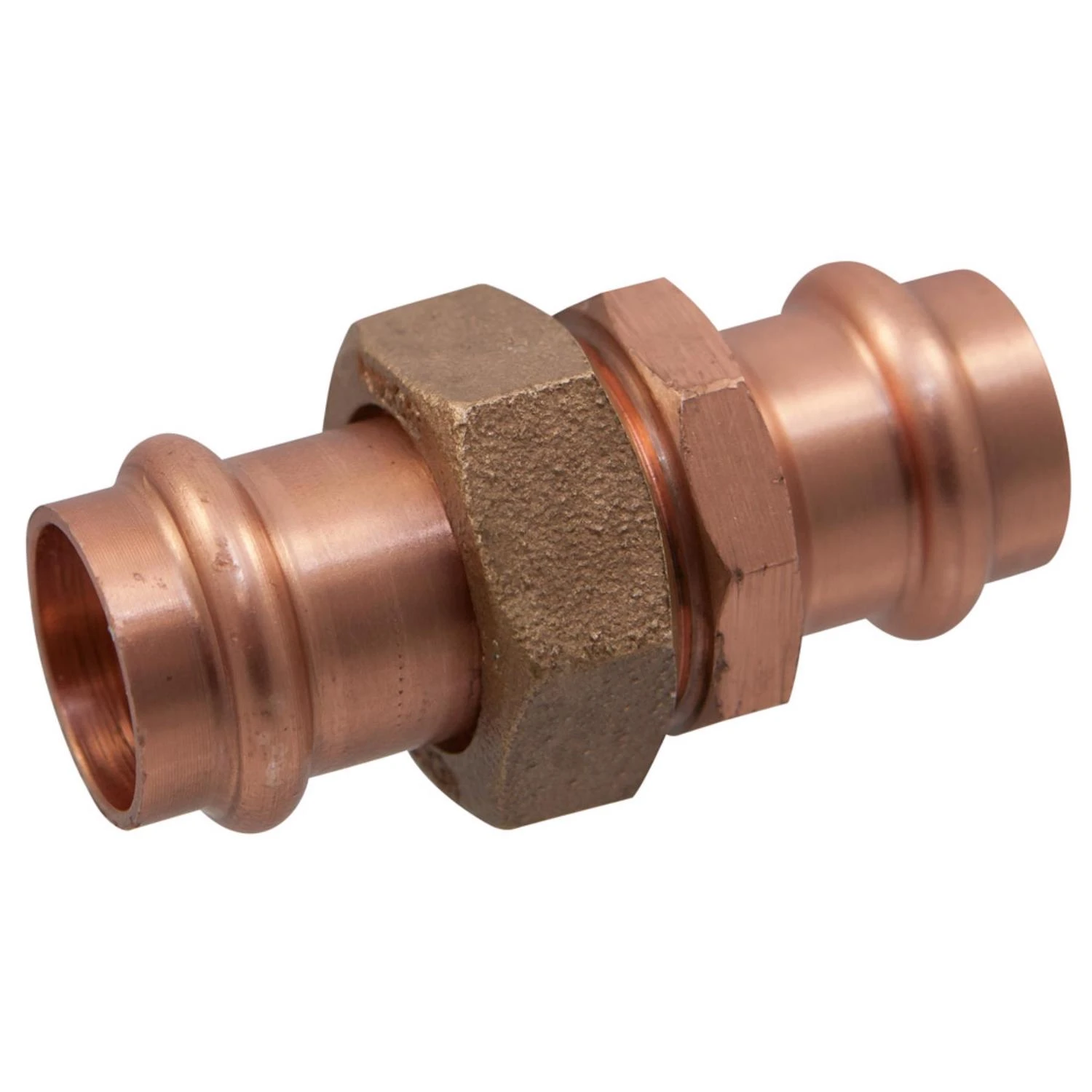 Copper Pipe Union, 3/4 In. Press by Press