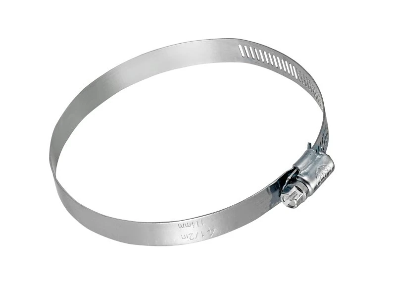 381 Worm Gear Clamp For Duct Fittings, 6 Inch, Zinc-coated Steel