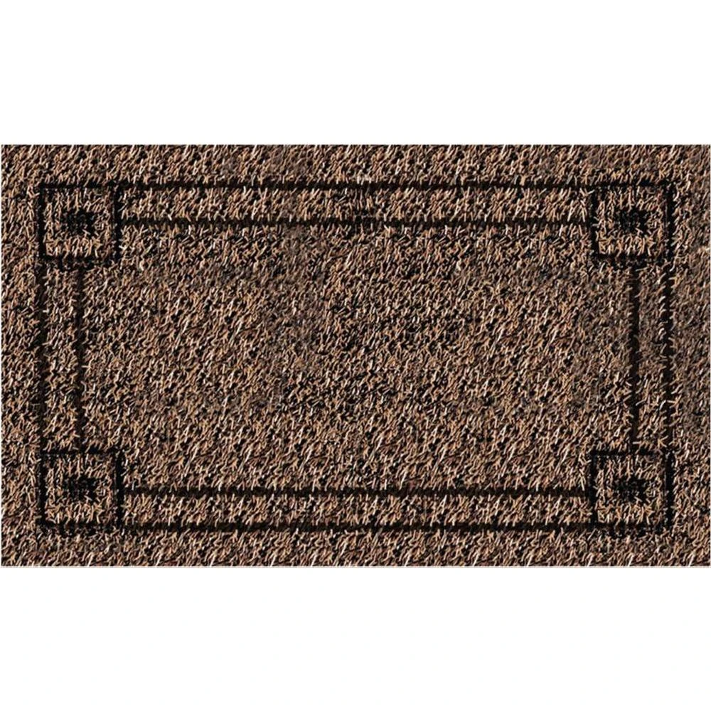 18 In. W X 30 In. L Brown Astroturf Door Mat - Nonslip & Washable