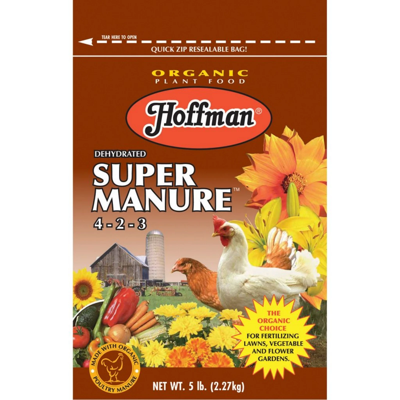 Dehydrated PoultryManure, 5-Lb.