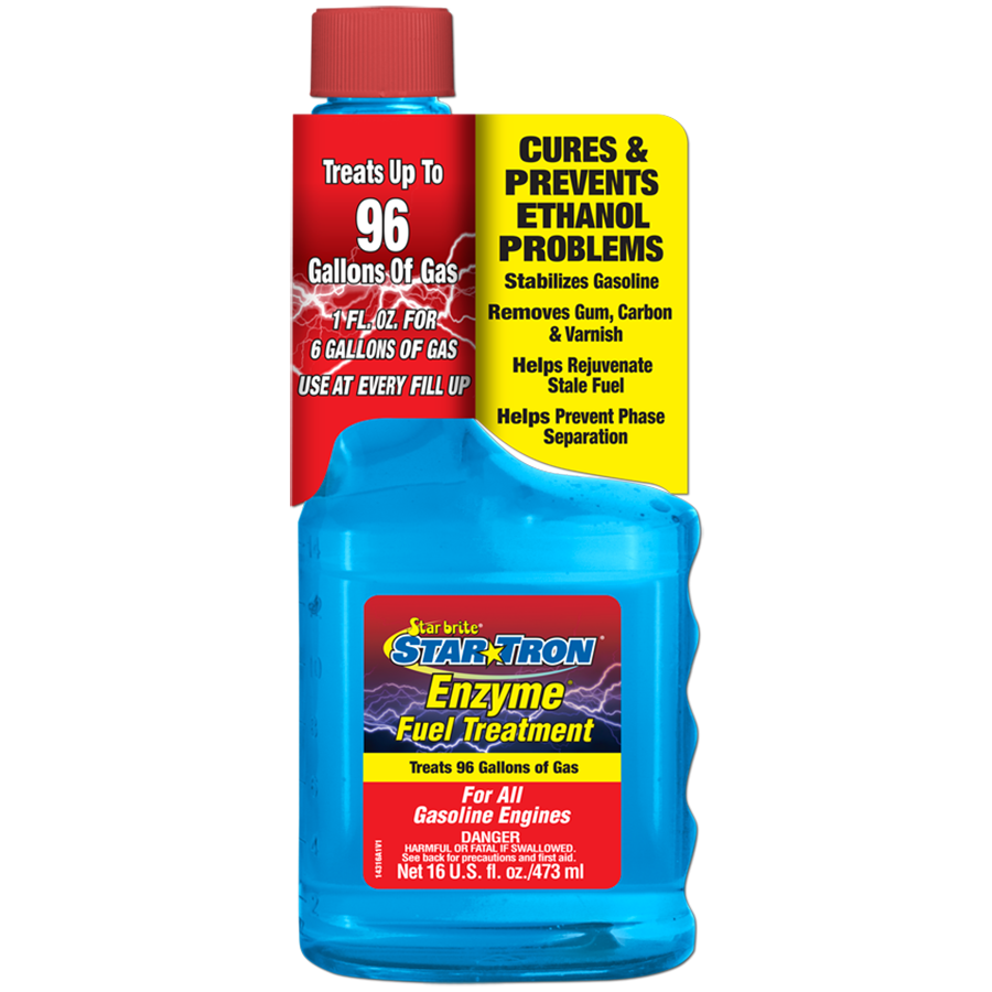 Enzyme Fuel Treatment Gasoline Additive, 16 Oz. - Cures Ethanol Problems