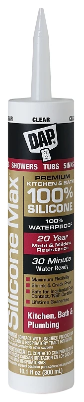 10.1 Oz. Clear Premium Kitchen, Bath & Plumbing Sealant