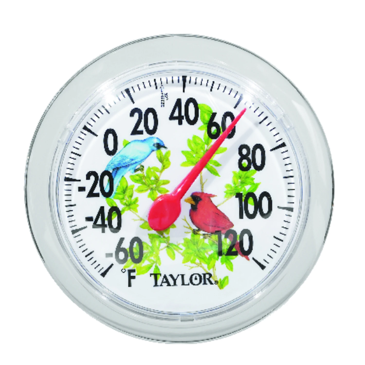 6" Outdoor Wall Thermometer -60 To 120 Degrees Fahrenheit With Bird Design