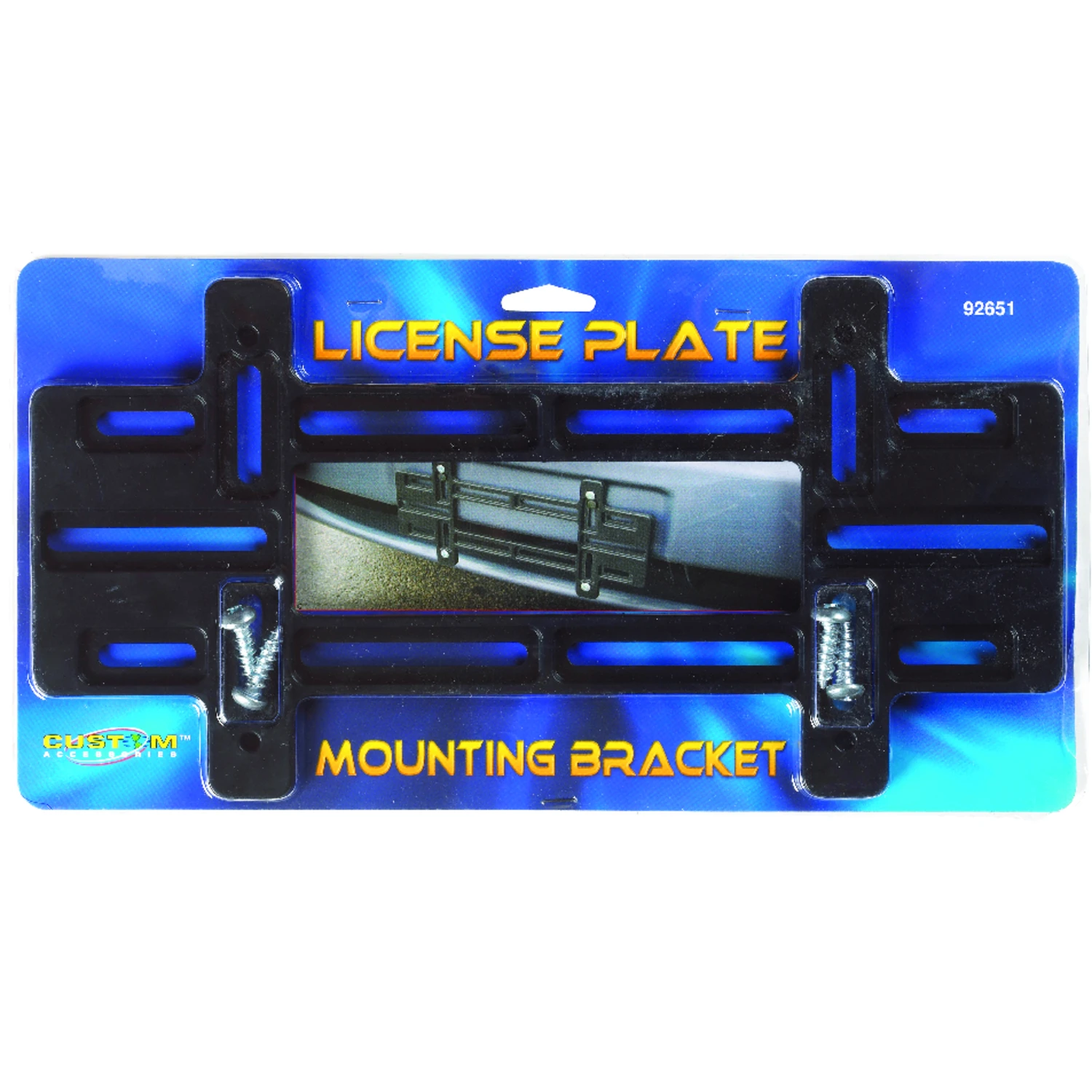 Large License Plate Mounting Bracket for Vehicle Installation