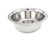 Pet Bowl Stainless Steel 3.9 Quart Capacity Durable Non-Slip Base