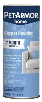Home Carpet Flea & Tick Powder, 16 Oz. With Fresh Scent